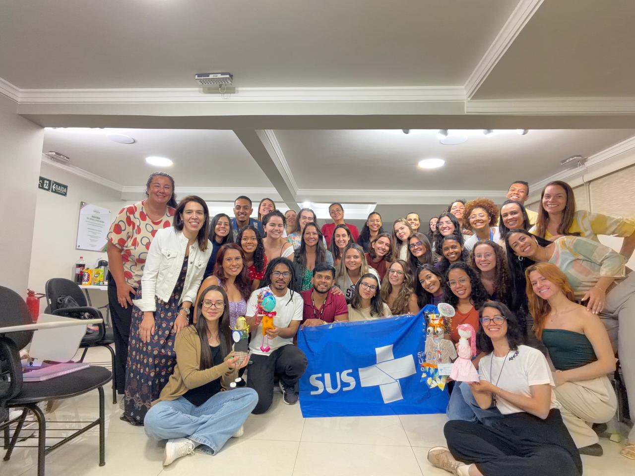 Participantes do Programa de Residência Multiprofissional em Saúde Mental Infantojuvenil reforçam a importância da construção de políticas públicas para essa área | Foto: Divulgação/Fepecs
