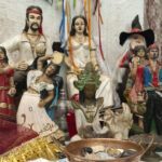 Apontamento cigano dedicado a Santa Sara Kali, no Setor Novo Mundo, em Goiânia | Foto: Marcelo Ramalho