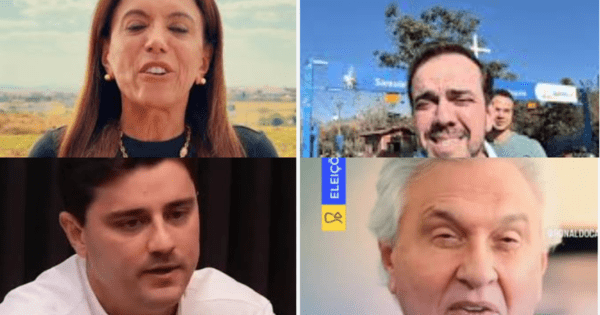 Luziânia expõe vazio de público em evento de campanha de Campanha atrasado em 4 horas