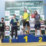 Cristalina recebeu a primeira etapa do Circuito Goiano de Skateboard na Praça Cordelino Lopes. Foto: Prefeitura de Cristalina.